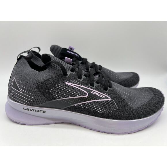 Brooks Women's Levitate Stealthfit 5 1203591B056 Black Running Shoes Size 11B📦 - Picture 1 of 12